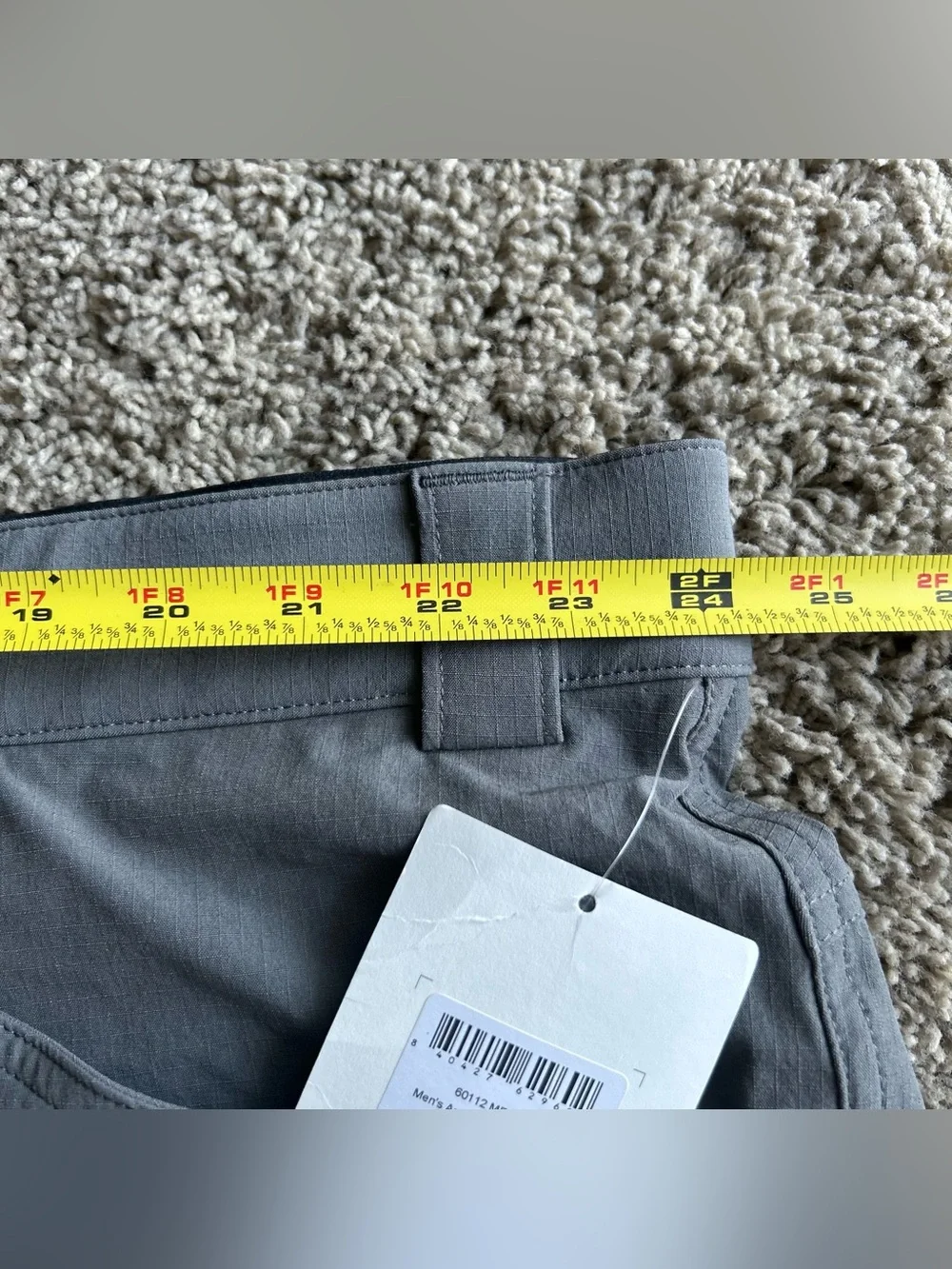 $89 NWT Duluth Trading Armachillo Shorts Mens 48x9 Gray Flex Standard Fit Cargo